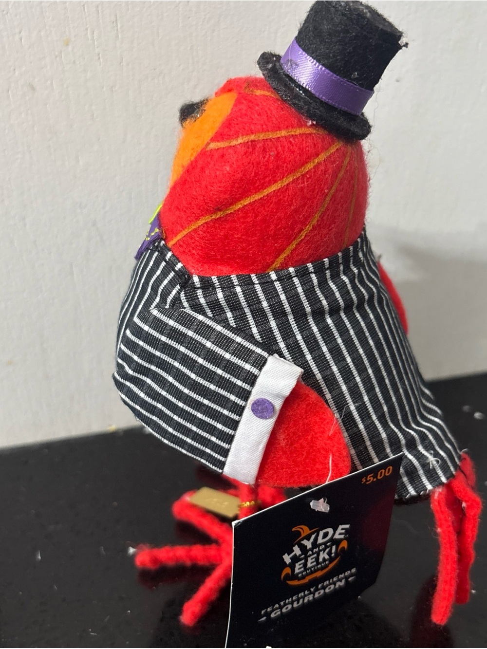 Target Hyde & Eek 2024 Plush Bird fall Halloween Orange nwt - Picture 2 of 3
